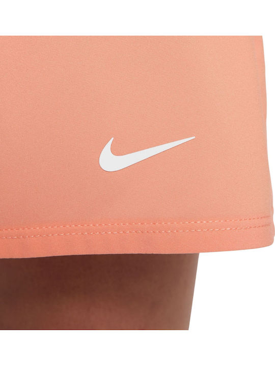 Kids' Athletic Shorts/Bermudas Dri-Fit Apricot Agate / White