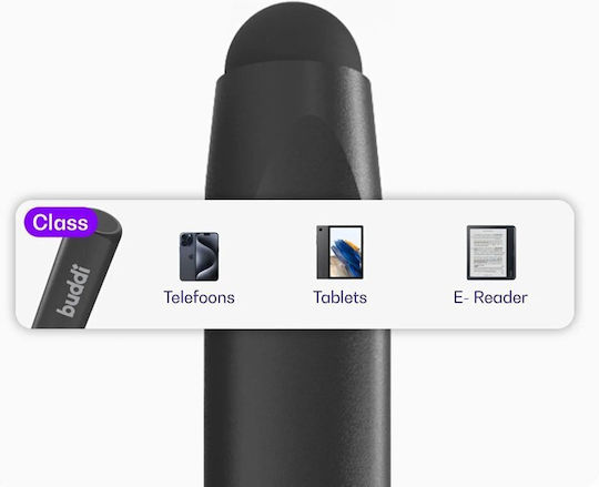 Buddi Class Touch Pen in Schwarz Farbe