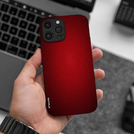 Калъф Sonique Carbon Series за Xiaomi Poco F5 5G Червен