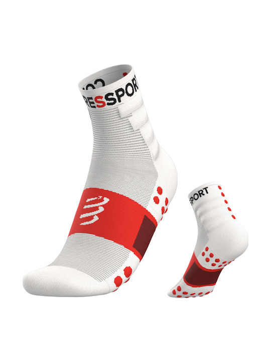 Compressport Training Running Κάλτσες Λευκές 2 Ζεύγη