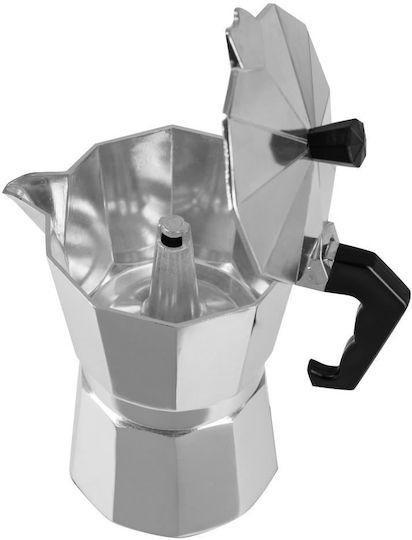 Ertone Μπρίκι Espresso 9cups Ασημί
