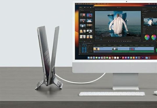 Sodi SMS300 Βάση Στήριξης για Laptop Ασημί