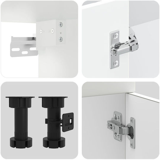 Kalmar Sink Cabinet White 80x46x81.5cm