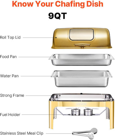 Vevor Vevor Commercial Grade Bain Marie 8.5L