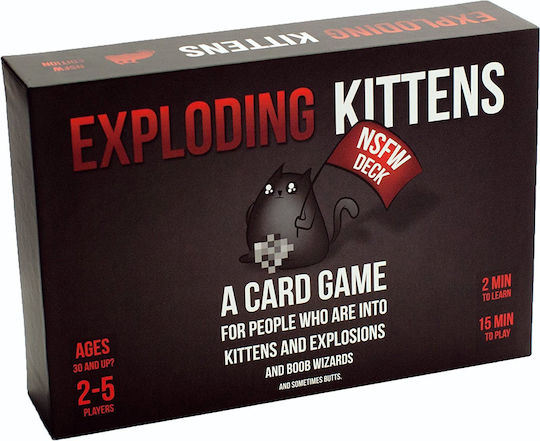 Επιτραπέζιο Παιχνίδι (Self Published) Exploding Kittens: NSFW Deck για 2-5 Παίκτες 18+ Ετών (EN) Exploding Kittens