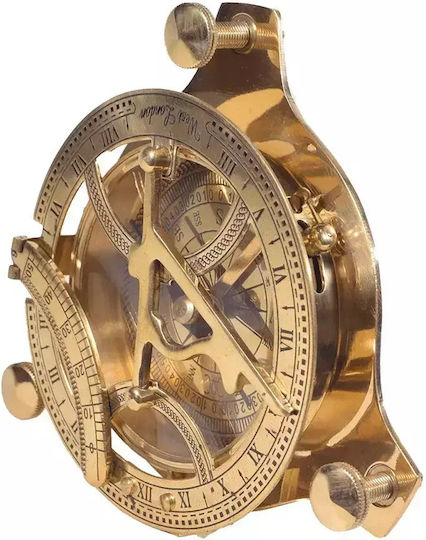 Nautical Solar Metal Compass 12cm