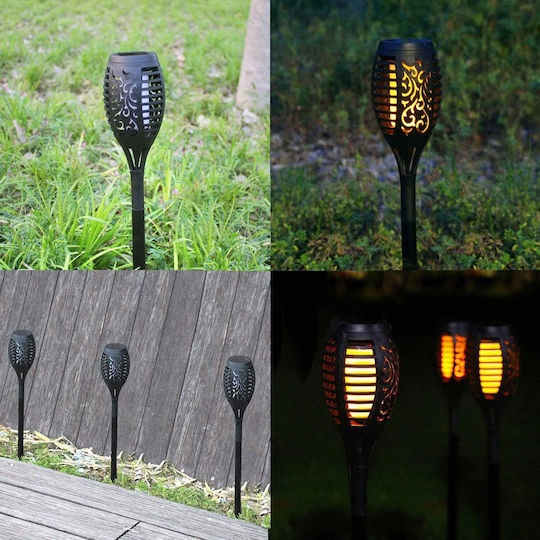 Set 4 Lămpi Solare Torțe IP65