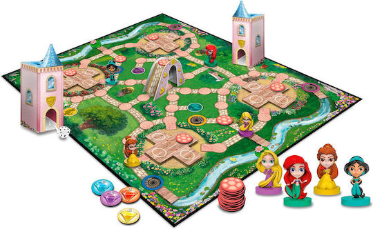 Board Game Disney Princess Race Chase for 2-4 Players 4+ Years Old (ES) Fournier