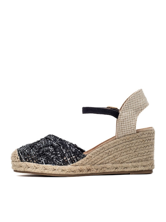 Women's Platform Espadrilles Black