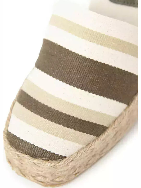 Women's Platform Espadrilles Khaki