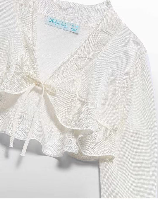 Kids Bolero Knitted Cream