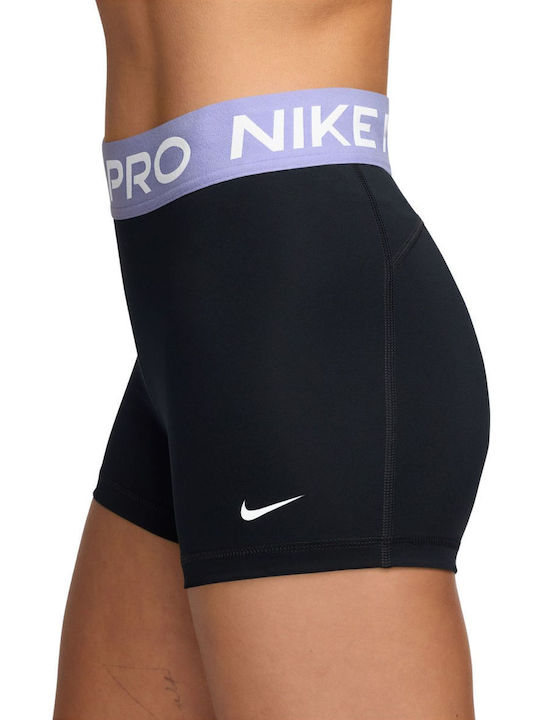 Pro Women's Training Legging Shorts Dri-Fit Black, Lilac Ice, White