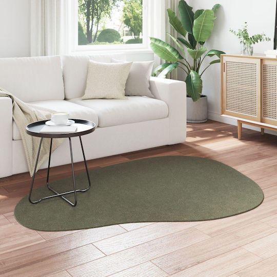 vidaXL Rug Outdoor Rectangular Wool Green