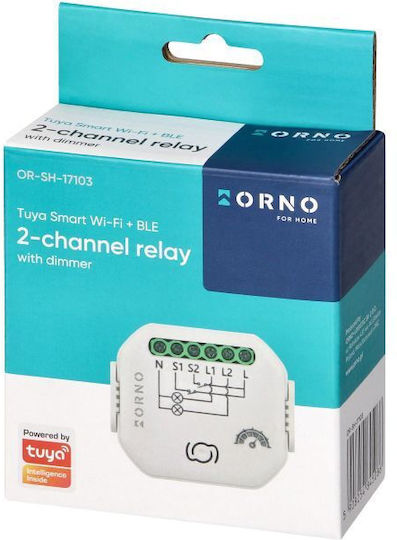 Orno Comutator Inteligent Dimmer 2 Canale Wi-Fi & Bluetooth