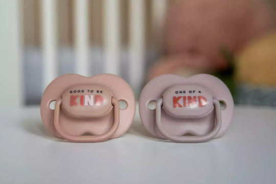 Tommee Tippee Anytime Биберони Силикон Бежово - Зелено за 6-18 месеци 2бр
