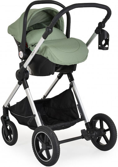 Cangaroo Alina Verstellbar 2 in 1 Baby Kinderwagen Geeignet für Neugeborene Dark Green