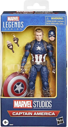 Φιγούρα Δράσης Captain America Marvel Legends Captain America 15εκ.