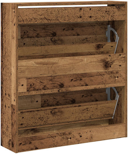 Ξύλινη με 2 Ράφια Καφέ 80x21x87.5cm 862214 Ξύλινη με 2 Ράφια Καφέ 80x21x87.5cm 862214