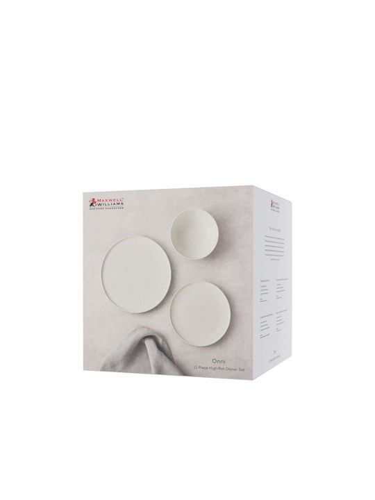 Maxwell & Williams White Porcelain Dinnerware Set 12pcs