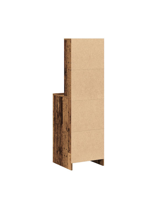 Bufet din Lemn Masiv cu Sertare Brown 40x41x135cm