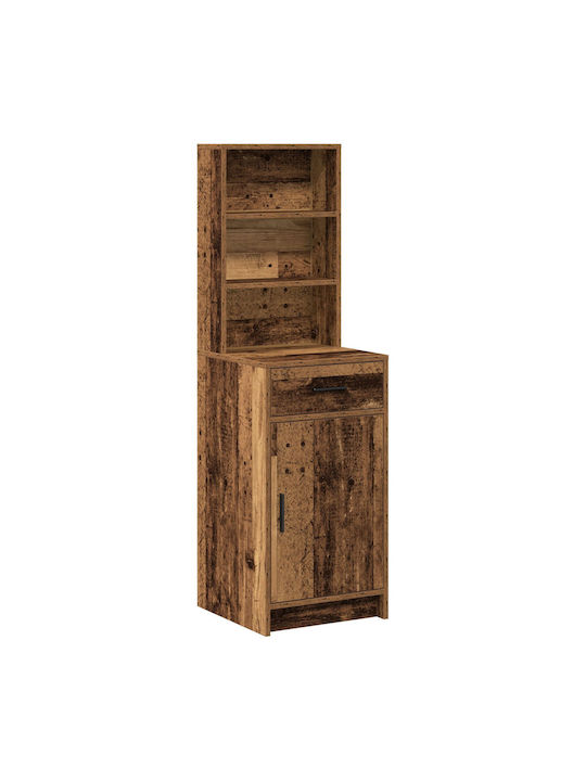 Bufet din Lemn Masiv cu Sertare Brown 40x41x135cm