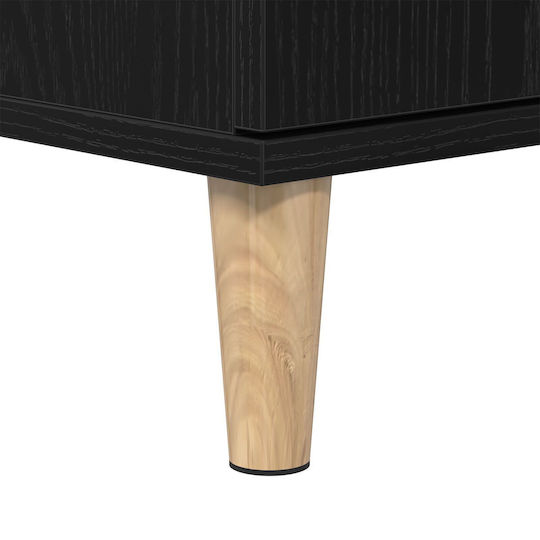 vidaXL Στήλη Μπάνιου Δαπέδου Μ30xΒ30xΥ190cm Δρυς