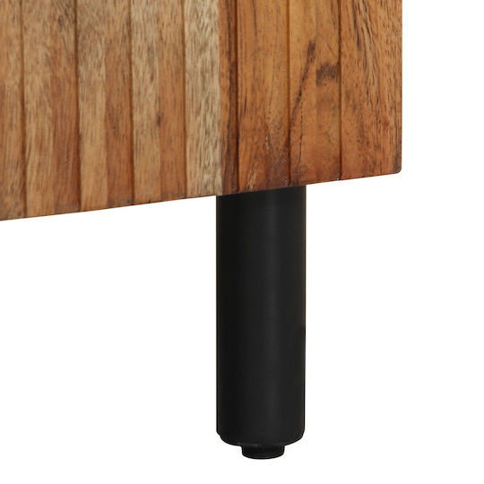 vidaXL Bathroom Floor Column M38xW33xH160cm Natural Wood
