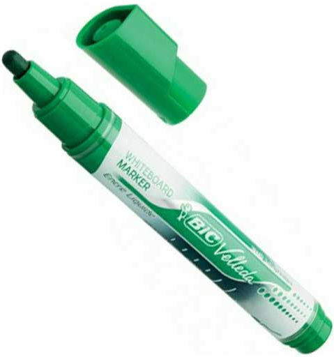 Μαρκαδόρος Λευκού Πίνακα Πράσινος Velleda Bic 3086123304611