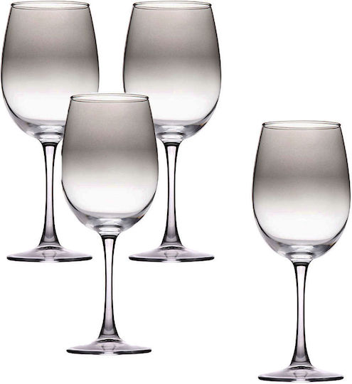 Alpina Appliances Set Gläser für Weiß- und Rotwein aus Glas Mit Stiel 465ml 4Stück