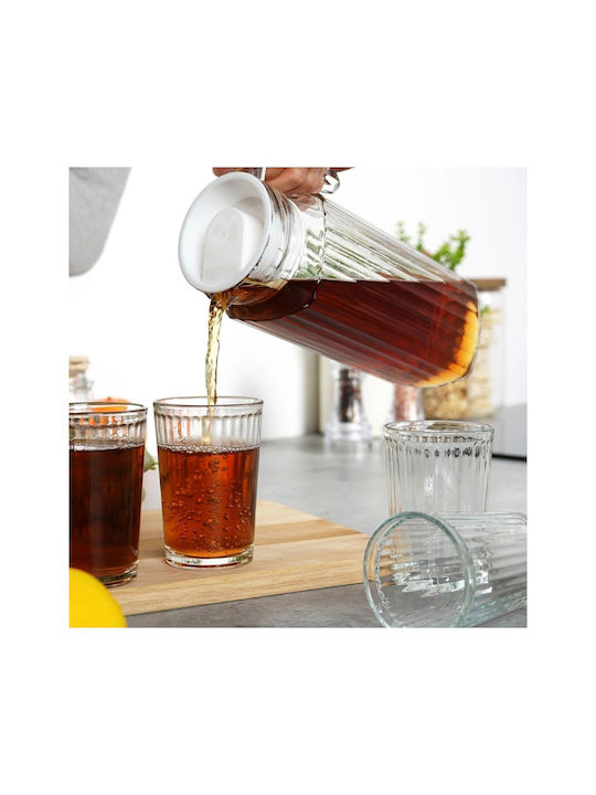 Excellent Houseware Set Gläser Cocktail/Trinken aus Glas 200ml 5Stück