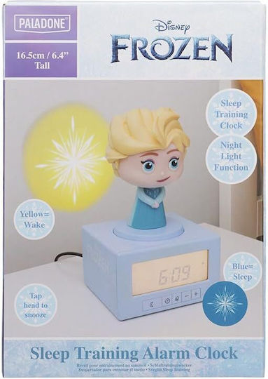 Paladone Часовник За Настолен Компютър Disney Elsa Frozen Син