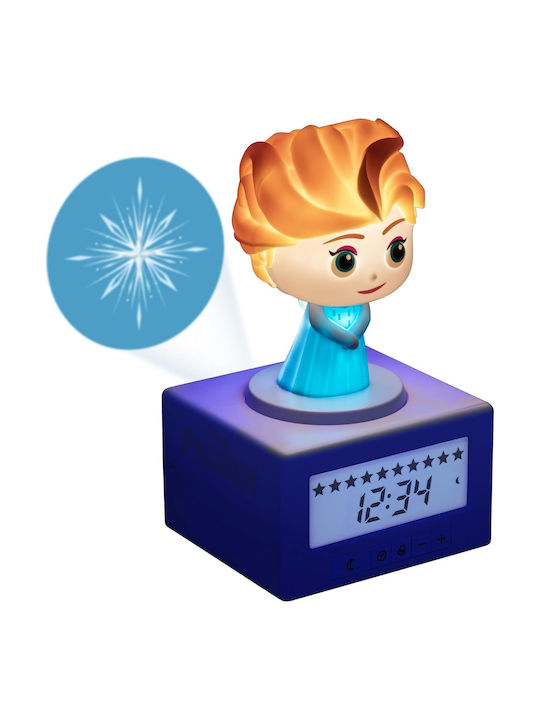 Paladone Επιτραπέζιο Ρολόι Disney Elsa Frozen Μπλε