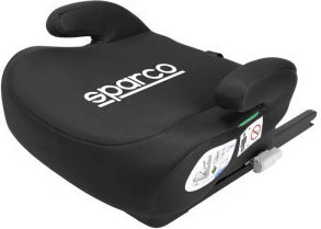 Sparco Baby Car Seat Booster i-Size with Isofix Black 22-36 kg