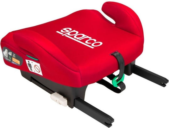 Sparco Καθισματάκι Αυτοκινήτου Booster i-Size με Isofix Red 22-36 kg