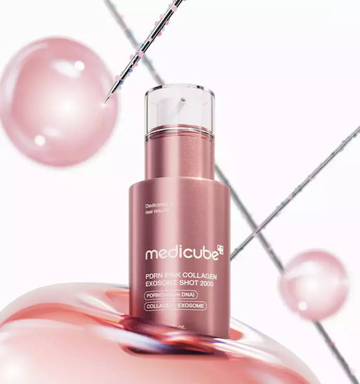 Medicube PDRN Pink Colagen Exosome Shot 2000 Serum Hidratant și Anti-îmbătrânire pentru Față cu Colagen pentru Tonifiere 30ml