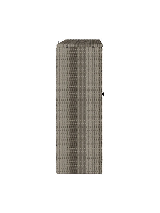 Double Door Wardrobe Plastic 100x36x102cm