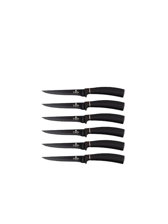 Berlinger Haus Μαχαίρια Steak από Ανοξείδωτο Ατσάλι 11.5cm 6τμχ