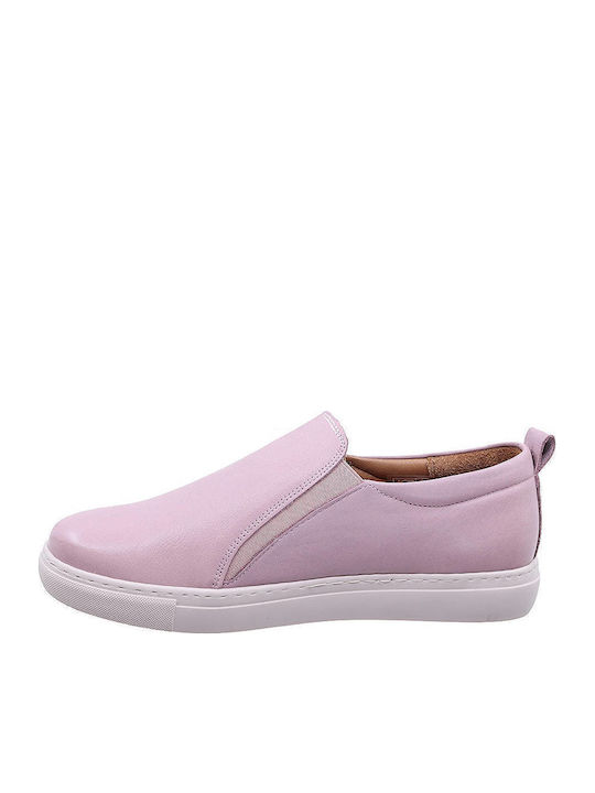 Anatomici Slip-On-uri Pentru Femei De Piele Roz