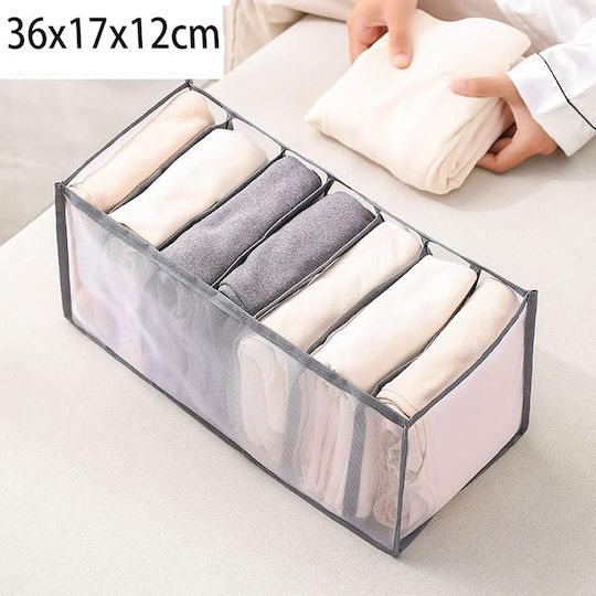 Organizator Sertare Gri 17x36x12cm 6 Bucăți
