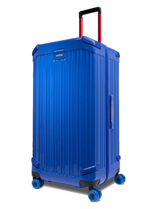 Piquadro Großer Koffer Pop Blau Piquadro Großer Koffer Pop Blau
