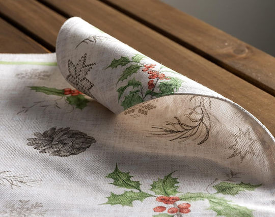 Placemats Maison D'hermine Christmas Brown 48x33cm 4pcs