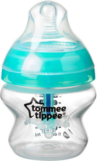 Tommee Tippee Plastic Baby Bottle Advanced Anti-colic with Silicone Teat for 0+ Months Mint Blue 150ml Set of 2