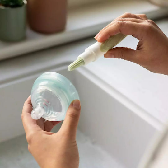 Tommee Tippee Plastic Baby Bottle Advanced Anti-colic with Silicone Teat for 0+ Months Mint Blue 150ml Set of 2