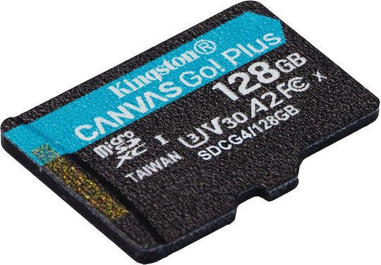 Kingston Canvas Go Plus microSDXC 128GB U3 A2 UHS-I 200MB/s