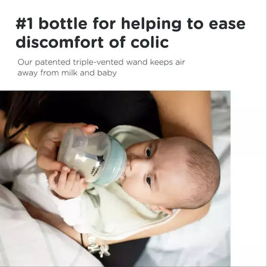 Tommee Tippee Πλαστικό Μπιμπερό Advanced Anti-colic Κατά των Κολικών με Θηλή Σιλικόνης για 0+ μηνών Ροζ 260ml