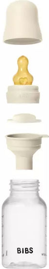 Set complet de biberoane anti-colici Bibs 150 ml latex ivoire