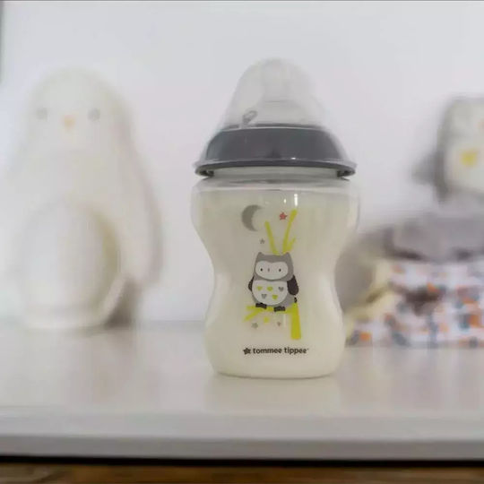 Tommee Tippee Πλαστικό Μπιμπερό Closer To Nature Κατά των Κολικών με Θηλή Σιλικόνης για 3+ μηνών 260ml