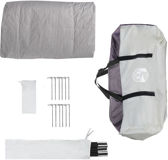 vidaXL Pop Up Shade for 6 People Gray