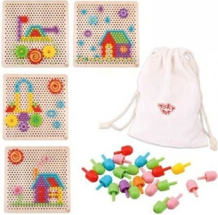 Tooky Toys Мозайка за Деца 3+ години+ Години 88бр