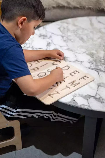 Berko Montessori Educational Game Letters & Numbers made of Wood for 3+ years Years Old